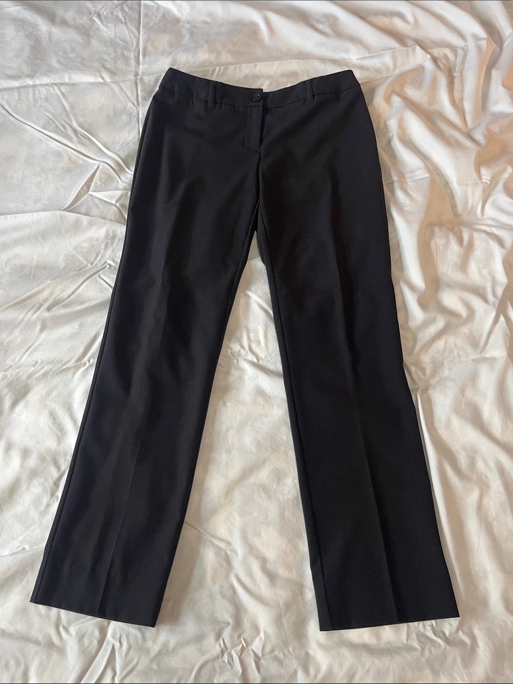 Tribal Charcoal Grey Classic Straight-Leg Dress Trousers